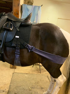 Horse Training Bands - All purpose saddle pad with clippable resistance bands